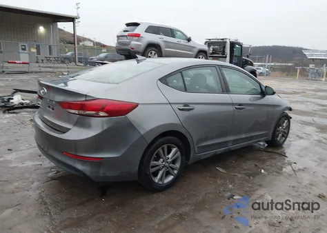 2018 Hyundai Elantra Sel из США, поврежденный, VIN 5NPD84LF3JH299683